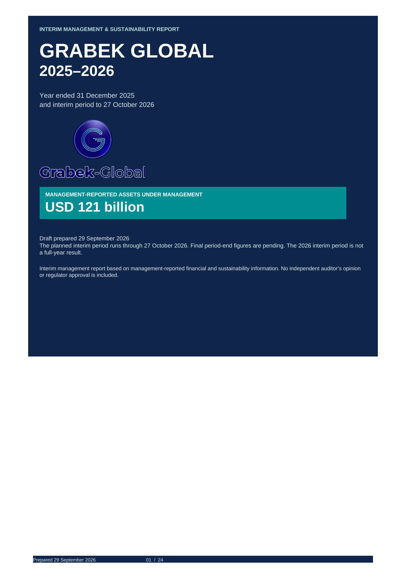 Interim financial report